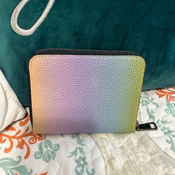 Coach Small Zip Around Wallet With Ombre - Picture 2 of 2